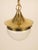 Early 20th Century Late Jugendstil Pendant Lamp in Brass and Opaline Glass, Vienna, Austria, 1900s For Sale - Image 5 of 11