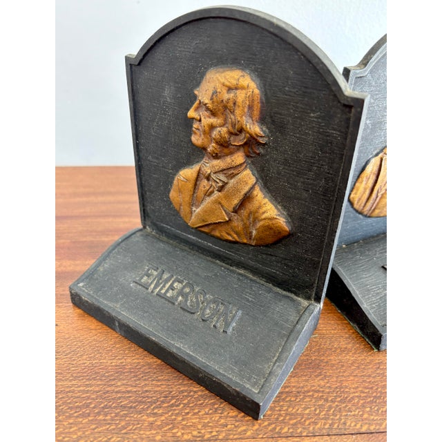 Midcentury literary bookends, featuring Ralph Waldo Emerson and John Greenleaf Whittier, both prominent American poets...