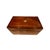 A beautifully crafted 19th‑century Anglo Indian tea caddy made from rich rosewood and decorated with brass inlay. The lid...