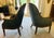 Pair of Hancock & Moore Classic Tufted Leather Bergere Chairs For Sale - Image 11 of 11