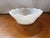 This is a Vintage Milk Glass Punch Bowl Base with Scalloped Edge Colony Harvest Grape Pattern. It measures 3" high and 8...