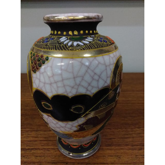 Antique Japanese Moriage Satsuma Vase Chairish