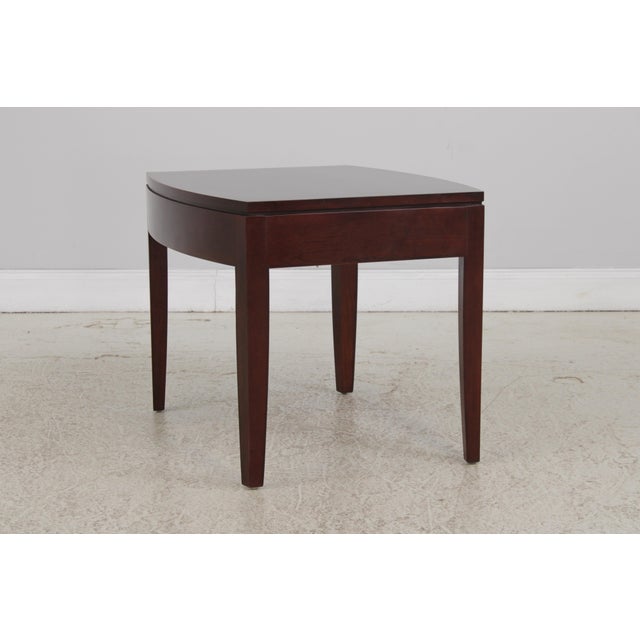Stickley Stickley Metropolitan Cherry 1 Drawer Side Table For Sale - Image 4 of 13