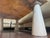 Contemporary 1990s Bianco Rosa Portugallo Marble Coffee Table With Conical Legs | Mangiarotti Style | Vintage For Sale - Image 3 of 6