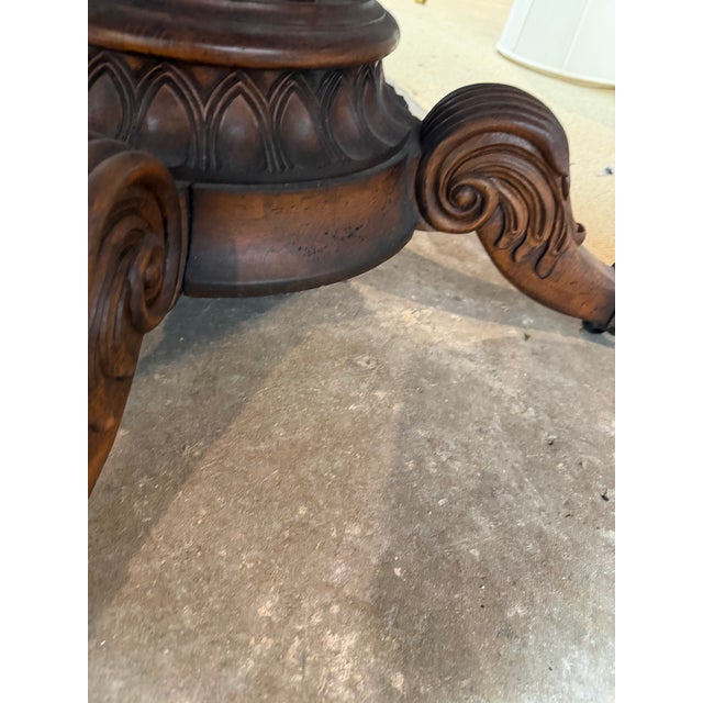 Mid 20th Century Round Empire Dining Table For Sale - Image 5 of 7