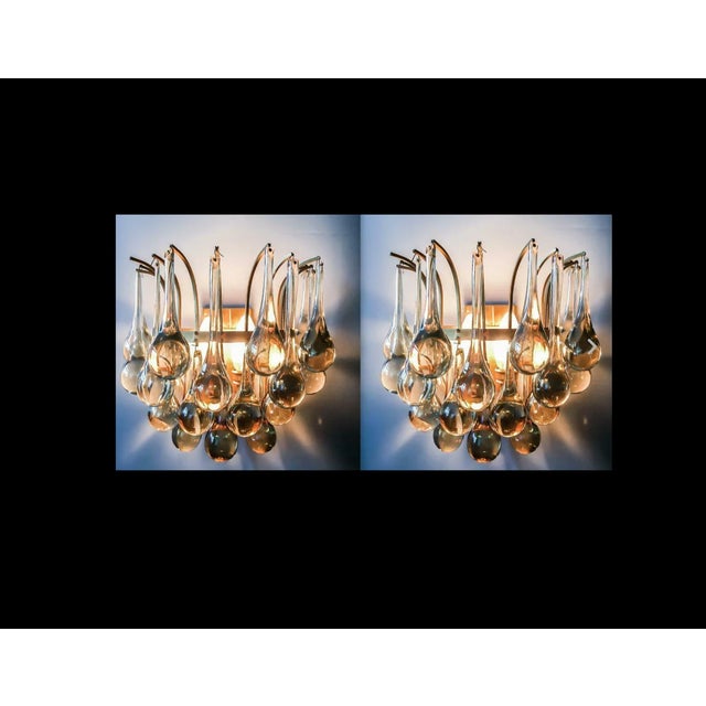 Tear Drop Wall Lamps by Christoph Palme for Palwa, 1970s, Set of 2 For Sale - Image 12 of 12