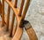 Folk Art Quilted Maple Windsor Slat Back Style Wood High Chair for Baby or Child For Sale - Image 9 of 11