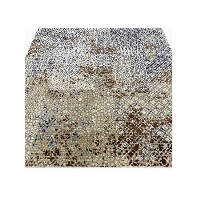 1990s Modern Abstract Area Rug 8x10 For Sale In Dallas - Image 6 of 12