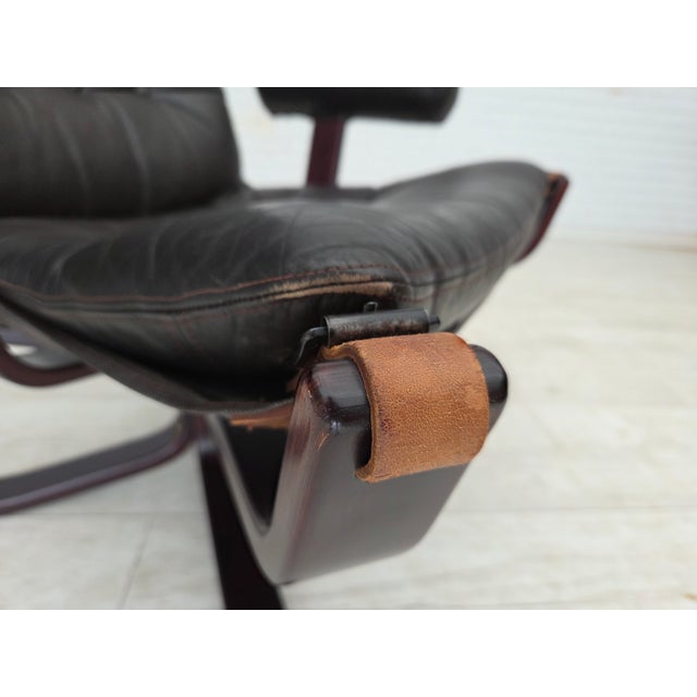 Wood Vintage Norwegian Lounge Chair by Sigurd Ressel for Vatne Møbler, 1970s For Sale - Image 7 of 18