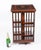 Vintage Inlaid Mahogany Revolving Bookcase, 1980s For Sale - Image 9 of 11