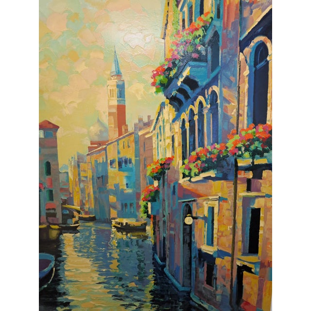 "Morning in Venice By Howard Behrens Produced in 1992 Serigraph on Paper 36" x 27.5" Image 42" x 33.5" Paper Hand Signed...