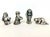 Vintage Italian Pewter Monk Football Team from Peltro, 1970s, Set of 4 For Sale - Image 3 of 8
