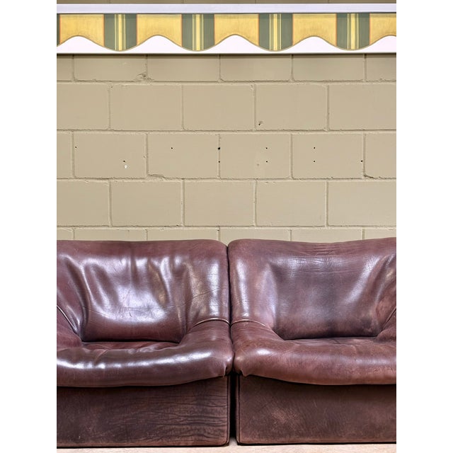 Model DS-46 in Black-Brown Neck Leather from de Sede, Switzerland, 1976, Set of 6 For Sale - Image 12 of 18