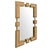 New item. Not vintage. The Roro Rectangular Mirror adds a playful twist to your décor with its curved brass sectioned...