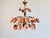 1980s Italian Murano Style Brown Floral Chandelier – Glass Flower Bouquet For Sale - Image 10 of 17