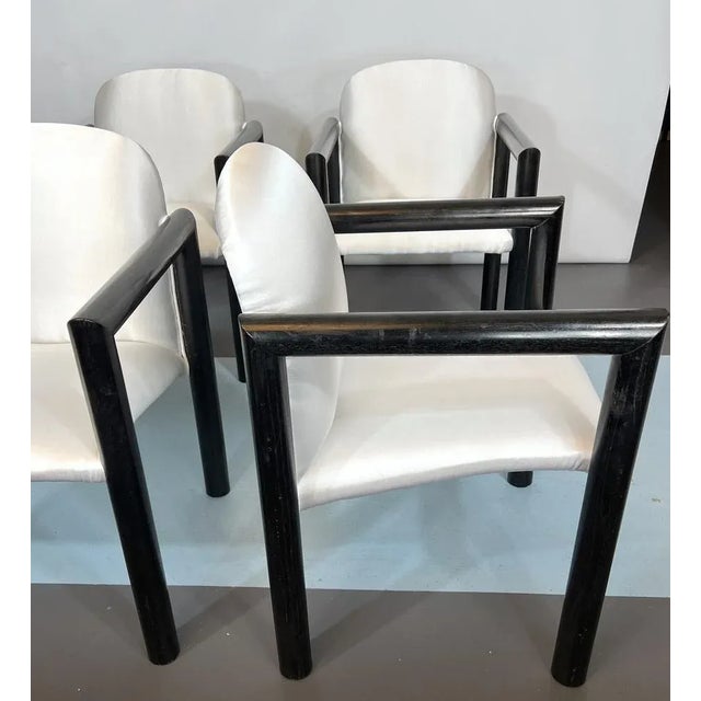 Mid-Century Italian Modern Armchairs, 1970s, Set of 4 For Sale - Image 12 of 16