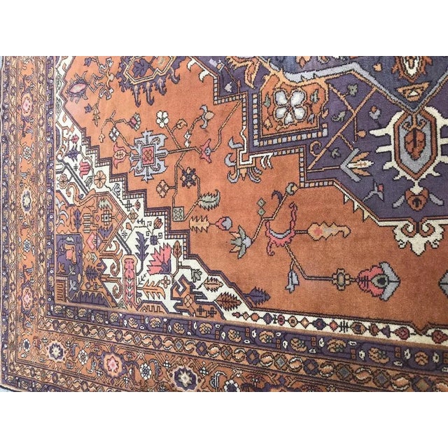 1920s Large Vintage European Heriz Style Rug For Sale - Image 5 of 18