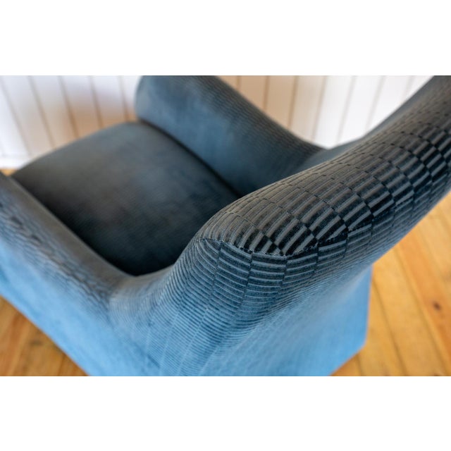 Set of Art Deco Style Loge Lounge Chair and Ottoman by Gerard van den Berg for Montis, 1980s For Sale - Image 10 of 18
