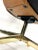 Metal Saarinen Executive Arm Chair in Saddle Leather, Swivel Base, 24k Gold Edition For Sale - Image 7 of 8