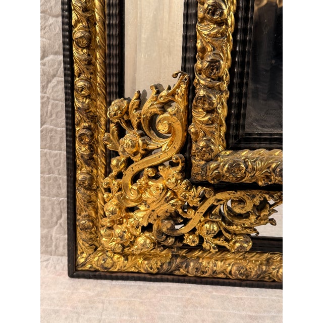 French Napoleon III Mirror With Gilt-Metal Mounts, France, Circa 1860–1880 For Sale In Boston - Image 6 of 9