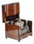 Vintage Napoleon III French Liquor Bar in Burl Veneer Box from Maison Tahan, Set of 18 For Sale