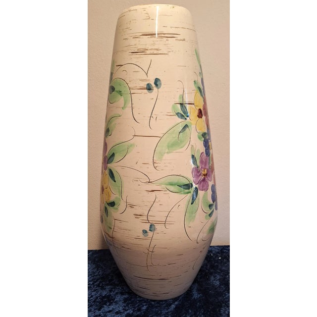 Large Vintage German Ceramic Vase, 1970s, in Very Good conditions. Designed 1970 to 1979