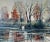 Impressionist Richard Ellis Wagner, Autumn River Bank, Circa 1955 For Sale - Image 3 of 7