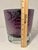 Amethyst 2003 Leandra Drumm Amethyst Etched Art Glass Girl & Cat Vase Signed 8″ For Sale - Image 8 of 11