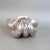 Almazán Silver-Plated Fruit Sculptures of Banana Bunch and Apples, 1970s, Set of 5 For Sale - Image 4 of 18