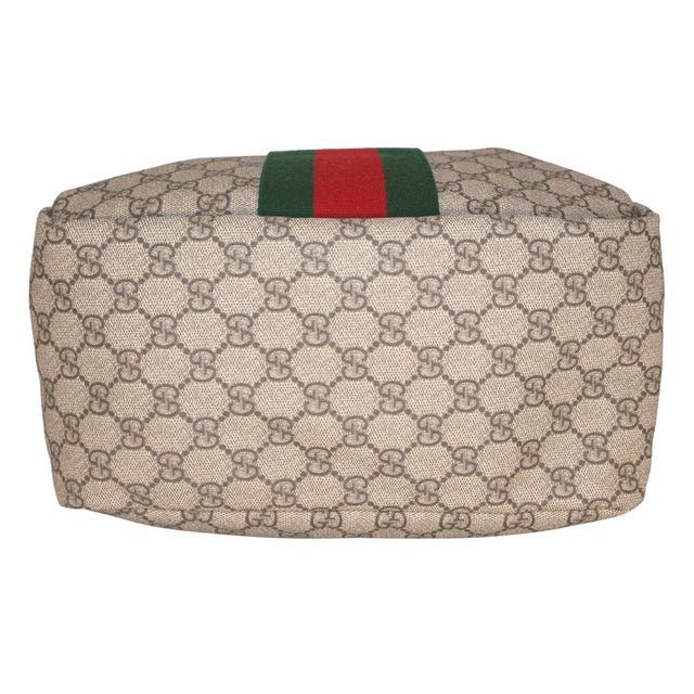 Metal Gucci Gg Monogram Web Supreme Sherry Line Canvas Large Backpack, 2018. For Sale - Image 7 of 14