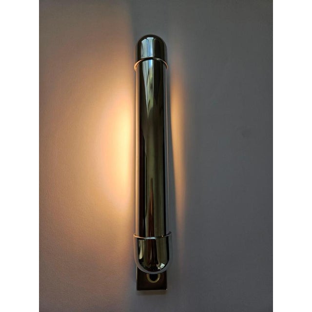 Art Deco Bauhaus Functionalism Chrome Wall Lamp, 1930s For Sale - Image 11 of 18