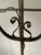 Metal Antique Hand-Wrought Iron Chairside Bridge Lamp, Ca. 1920 For Sale - Image 7 of 8
