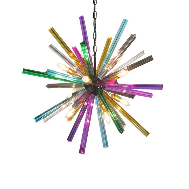 Italian Glass Sputnik Light from Justfurnituress SRL For Sale - Image 10 of 13