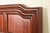 Brown Thomasville Mid-Century Modern Hollywood Regency Campaign Carved Walnut Framed Wall Mirror, 1970s For Sale - Image 8 of 14