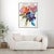 2020s Pasargad Home Petals Hand-Painted Floral Oil Painting For Sale - Image 5 of 5