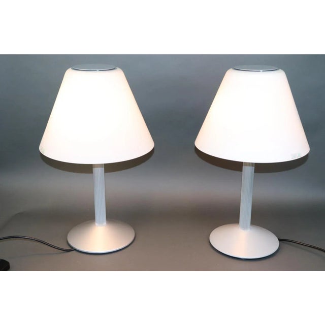 Carlo Nason Murano Glass Table Lamps by Itre - a Pair For Sale - Image 13 of 13