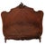 Antique French Louis XV Walnut Bed – Rococo Carved Queen Adaptable Circa 1900s For Sale - Image 4 of 18