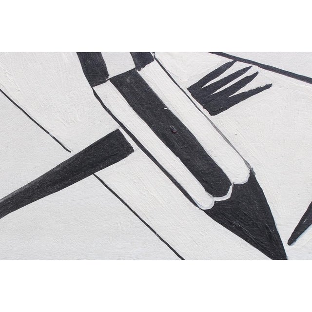 Berlin School Artist, The Power of Words, 1950s-70s, Oil on Board, Framed For Sale - Image 15 of 18