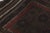 1950s Vintage Balisht Tribal Rug, Black and Brown With Geometric Patterns - Rug & Kilim For Sale - Image 5 of 9