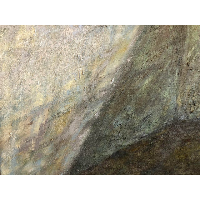 Vintage Large Oil on Canvas. Signed and Dated For Sale In Miami - Image 6 of 8