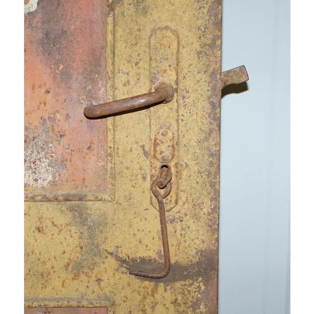 1920s Hungarian Hand Painted Anti Looting Security Door, 1922 For Sale - Image 5 of 11