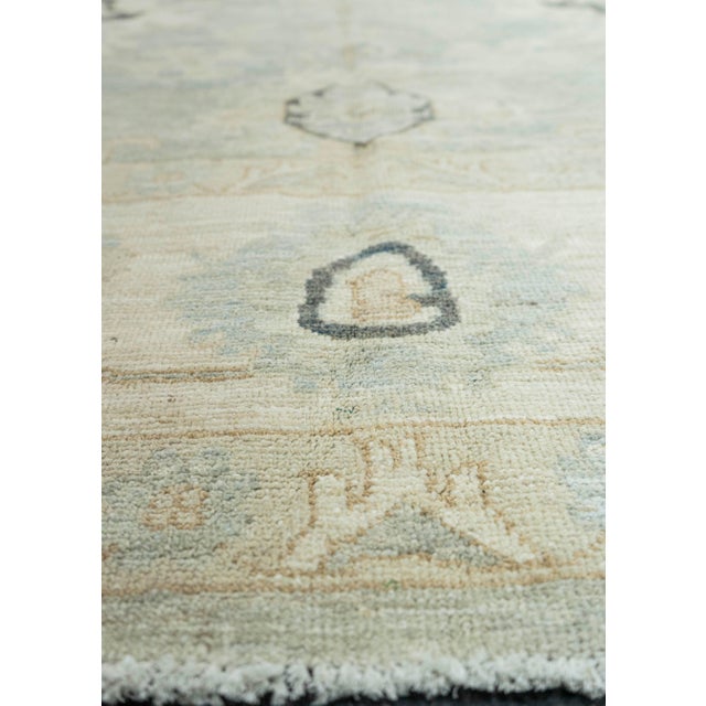 Contemporary Oushak Square Rug 8'11" x 9'4" For Sale - Image 3 of 4