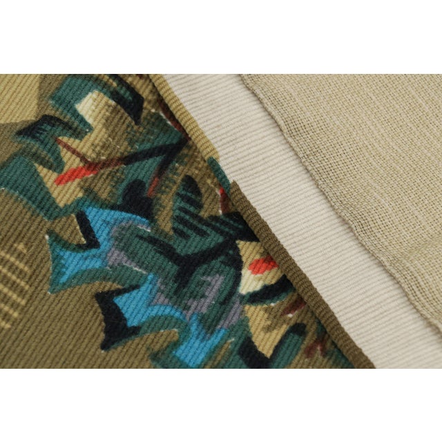 Textile Vintage Robert Debiève Floral and Pictorial Tapestry “La Forêt” | Rug & Kilim For Sale - Image 7 of 7