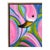 2020s "Happy Flamingos” by Lori Anderson Original Acrylic on Canvas For Sale - Image 5 of 8