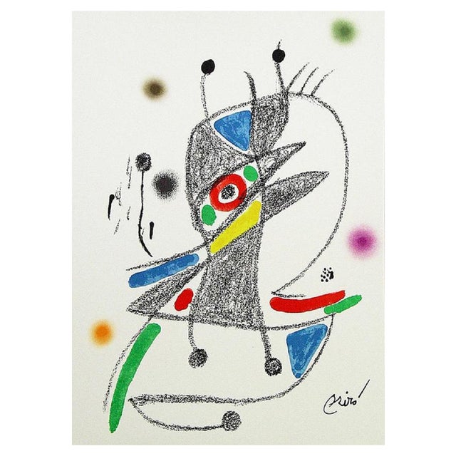 Joan Miro, Maravillas con Variaciones Acrósticas II, 1975, Original Lithograph For Sale