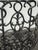 Vintage Spanish Style Cast Iron Three Panel Ornate Black Fireplace Screen For Sale - Image 14 of 18