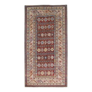 19th Century Antique Zabihi Collection Caucasian Chi Chi Kuba Rug