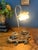 Antique Brass Desk Lamp With Frosted Glass For Sale - Image 13 of 18