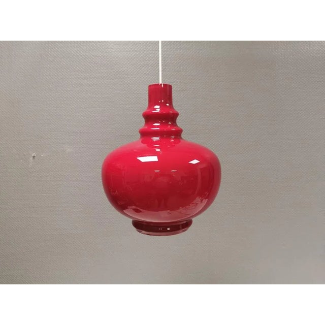Large Pendant in Double Layer Glass from Nordisk Solar, Denmark, 1970s For Sale - Image 10 of 10