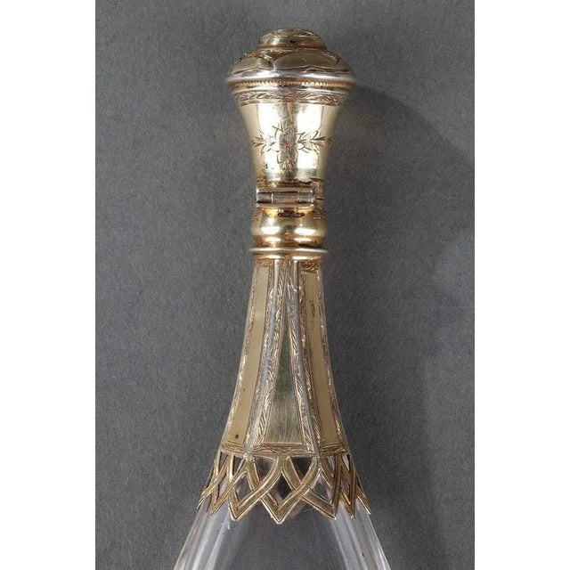 Mid-19th Century Silver Mounted Glass Scent Bottle For Sale - Image 3 of 15